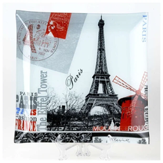 Тарелка квадратная, 24.7х2.5 см ( ) ОптТоргСоюз