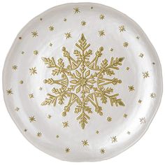 Тарелка Bronco Snow white диаметр 21см, стекло (336-163_)