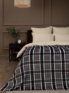 Плед TexRepublic Absolute flannel 200х220 см фланель серый