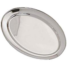 Поднос овальный Metal Craft 35x29см, нерж.сталь, 1шт.