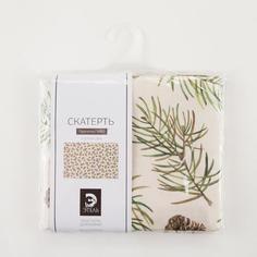 Скатерть "Этель" Christmas tree 149х110см с ГМВО, 100%хл, 190г/м2