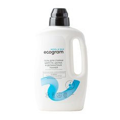 Гель Ecogram для стирки шерсти, шелка и деликатных тканей 1 л