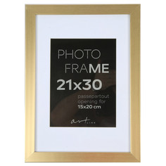 Рамка пластиковая Gloria Gold 21x30 37348 No Brand