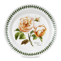 Тарелка обеденная Portmeirion Ботанический сад Розы Тамора 25 см белая