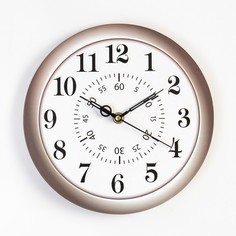 Часы настенные серия Классика дискретный ход d-23.5 см No Brand