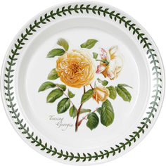Тарелка десертная Portmeirion Ботанический сад Розы Джорджия 15 см белая