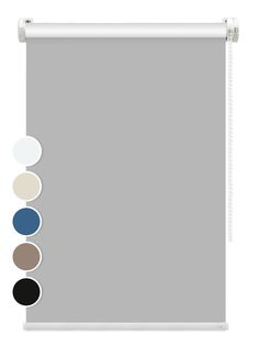 Рулонная штора FixLine Amigo BASIC Black-Out 65х180 серый