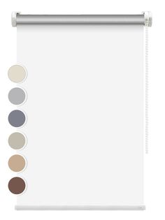 Рулонная штора FixLine Amigo BASIC THERMO Black-Out 90х180 белый