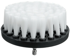 Щетка для химчистки мягкая ArcticLime Soft white brush for drill шестигранник 100мм No Brand