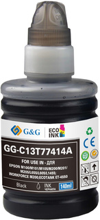 Чернила для струйного принтера G&G GG-C13T77414A (GG-C13T77414A) черный, совместимый