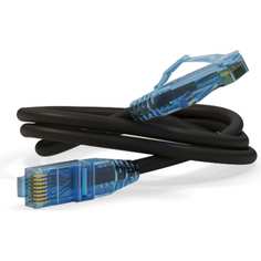 Hyperline PC-LPM-UTP-RJ45-RJ45-C6-0.3M-LSZH-BK Патч-корд U/UTP, Cat.6 (100% Fluke Componen