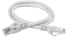 Патч-корд IEK RJ45-RJ45 1м (PC01-C5EFL-1M)