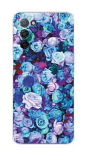 Чехол на Oppo A55s 5G "Цветочный ковер" Case Place