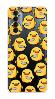 Чехол на Oppo Reno 4 Pro "Утка с ножом" Case Place