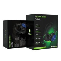 Наушники для компьютера GameMax HG200 (3.5mmX2+ USB, RGB подсветка)