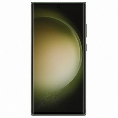 Чехол-накладка Samsung Galaxy S23 Ultra Leather Case зеленый