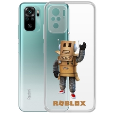 Чехол-накладка Roblox-Мистер Робот для Xiaomi Redmi Note 10/ Note 10S Krutoff