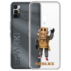 Чехол-накладка Roblox-Мистер Робот для TECNO Spark 7 Krutoff