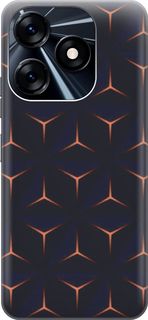 Силиконовый чехол на Tecno Spark 10 "Темные пирамиды" Gosso Cases