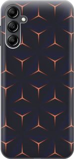 Силиконовый чехол на Samsung Galaxy A14 "Темные пирамиды" Gosso Cases