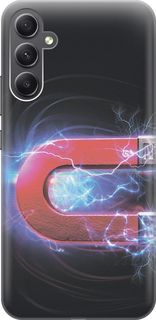 Силиконовый чехол на Samsung Galaxy A34 5G "Южный полюс магнита" Gosso Cases