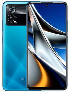 Смартфон Xiaomi POCO X4 Pro 5G NFC RU, 6.67, Amoled, 6Гб, 128Гб, 108Мп, 5000 мАч, синий
