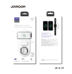 Беспроводное зарядное устройство Joyroom JR-A27 3in1 для смартфона/Watch/AirPods 20W/2A (б No Brand