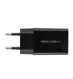 Сетевое зарядное устройство Red Line Tech USB QC 3.0 (модель NQC1-3A) + кабель 3в1