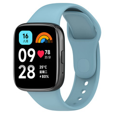 Силиконовый ремешок для Redmi Watch 3 Lite, Redmi Watch 3 Active, голубой Xiaomi