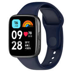 Силиконовый ремешок для Redmi Watch 3 Lite, Redmi Watch 3 Active, синий Xiaomi