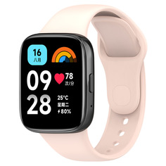Силиконовый ремешок для Redmi Watch 3 Lite, Redmi Watch 3 Active, розовый Xiaomi