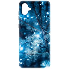 Чехол-накладка Krutoff Soft Case Гирлянда для Samsung Galaxy A04e (A042) черный