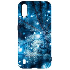 Чехол-накладка Krutoff Софт Кейс Гирлянда для Samsung Galaxy A01 (A015) черный