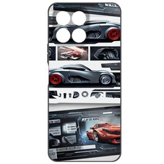 Чехол-накладка Софт Гаражный постер для Honor X6 Krutoff