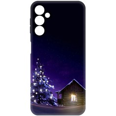 Чехол-накладка Софт Зимний домик для Samsung Galaxy A24 (A245) Krutoff