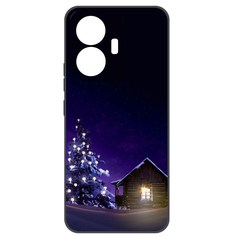 Чехол-накладка Софт Зимний домик для Vivo T1 Krutoff