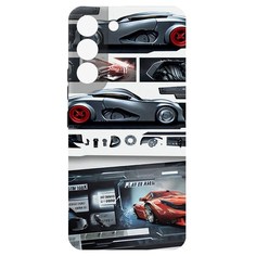Чехол-накладка Софт Гаражный постер для Samsung Galaxy S22 Krutoff