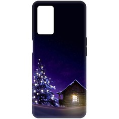 Чехол-накладка Софт Зимний домик для Oppo A55 Krutoff
