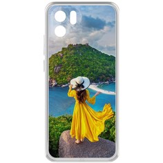 Чехол-накладка Кейс Платье летнее женское для Xiaomi Redmi A1 Krutoff