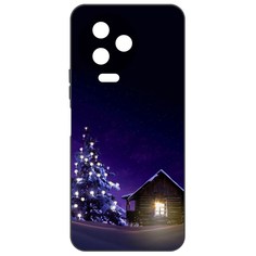 Чехол-накладка Софт Зимний домик для Infinix Note 12 2023 (G99) Krutoff