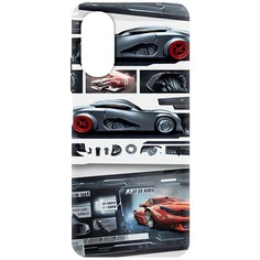 Чехол-накладка Софт Гаражный постер для Oppo A17 Krutoff