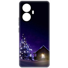 Чехол-накладка Софт Зимний домик для Realme 10 Pro+ Krutoff