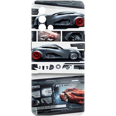 Чехол-накладка Софт Гаражный постер для Oppo A74 Krutoff