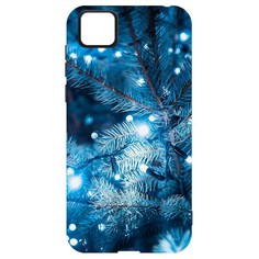 Чехол-накладка Krutoff Софт Кейс Гирлянда для Honor 9S/ Y5p черный