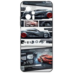 Чехол-накладка Софт Гаражный постер для Poco X4 GT Krutoff