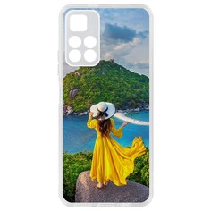 Чехол-накладка Krutoff Clear Case Платье летнее женское для Xiaomi Redmi Note 11T 5G