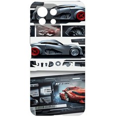 Чехол-накладка Софт Гаражный постер для Xiaomi Mi 11 Lite Krutoff