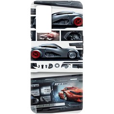 Чехол-накладка Софт Гаражный постер для Oppo A55 Krutoff