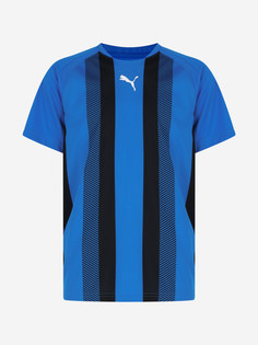 Футболка для мальчиков PUMA Teamliga Striped, Голубой