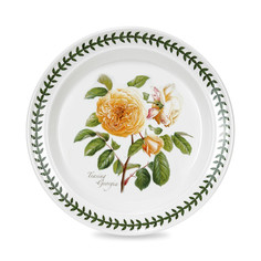 Тарелка десертная Portmeirion Ботанический сад розы Джорджия, желтая роза 15 см